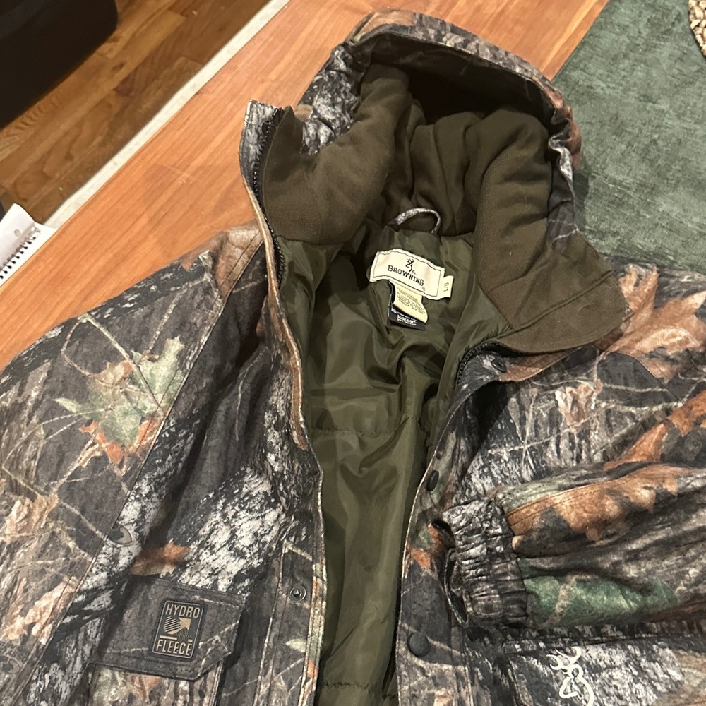 Browning Gore-Tex Hydro Fleece Camouflage Jacket youth L